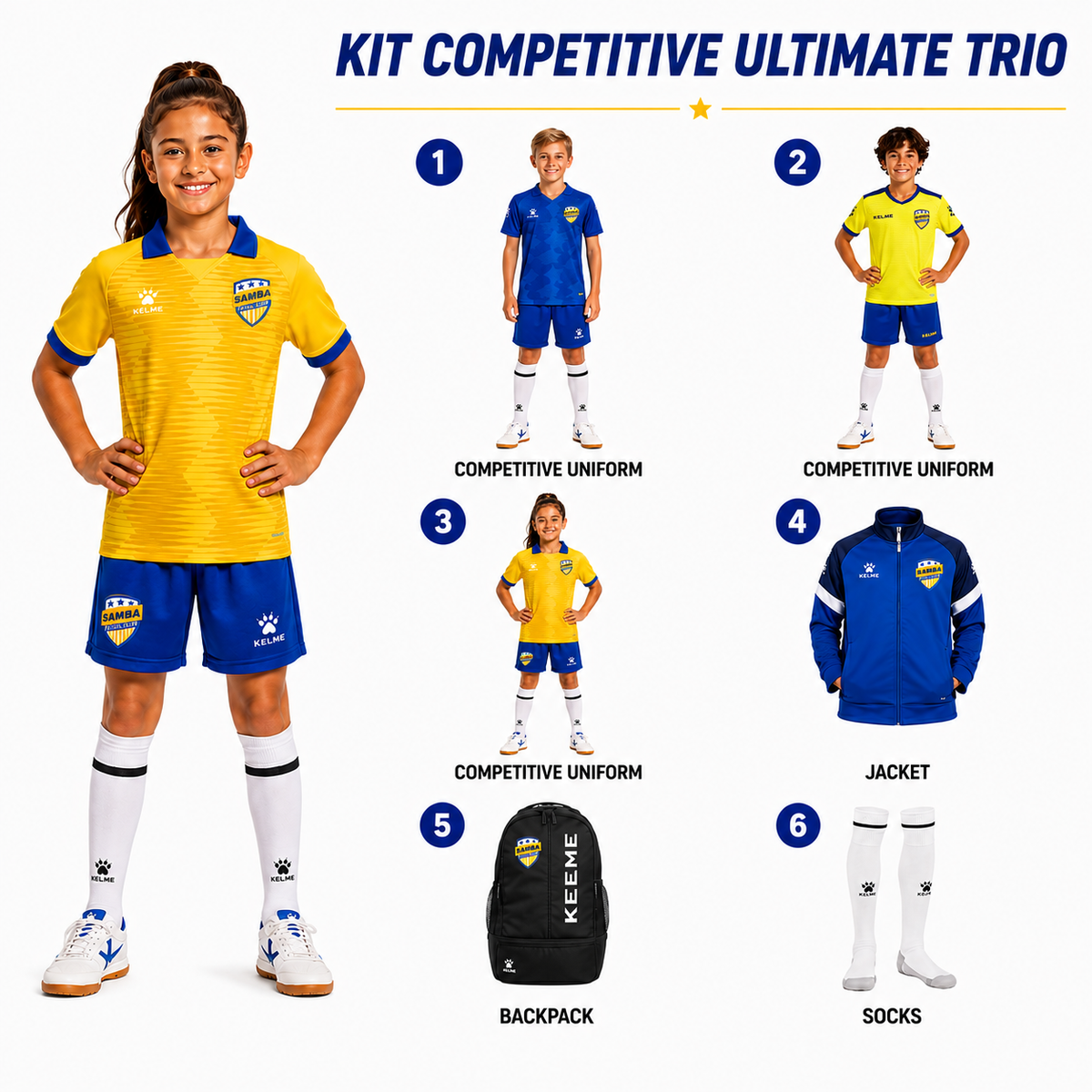 Samba Competitive Ultimate Trio Kit Bundle 2026/27 Season