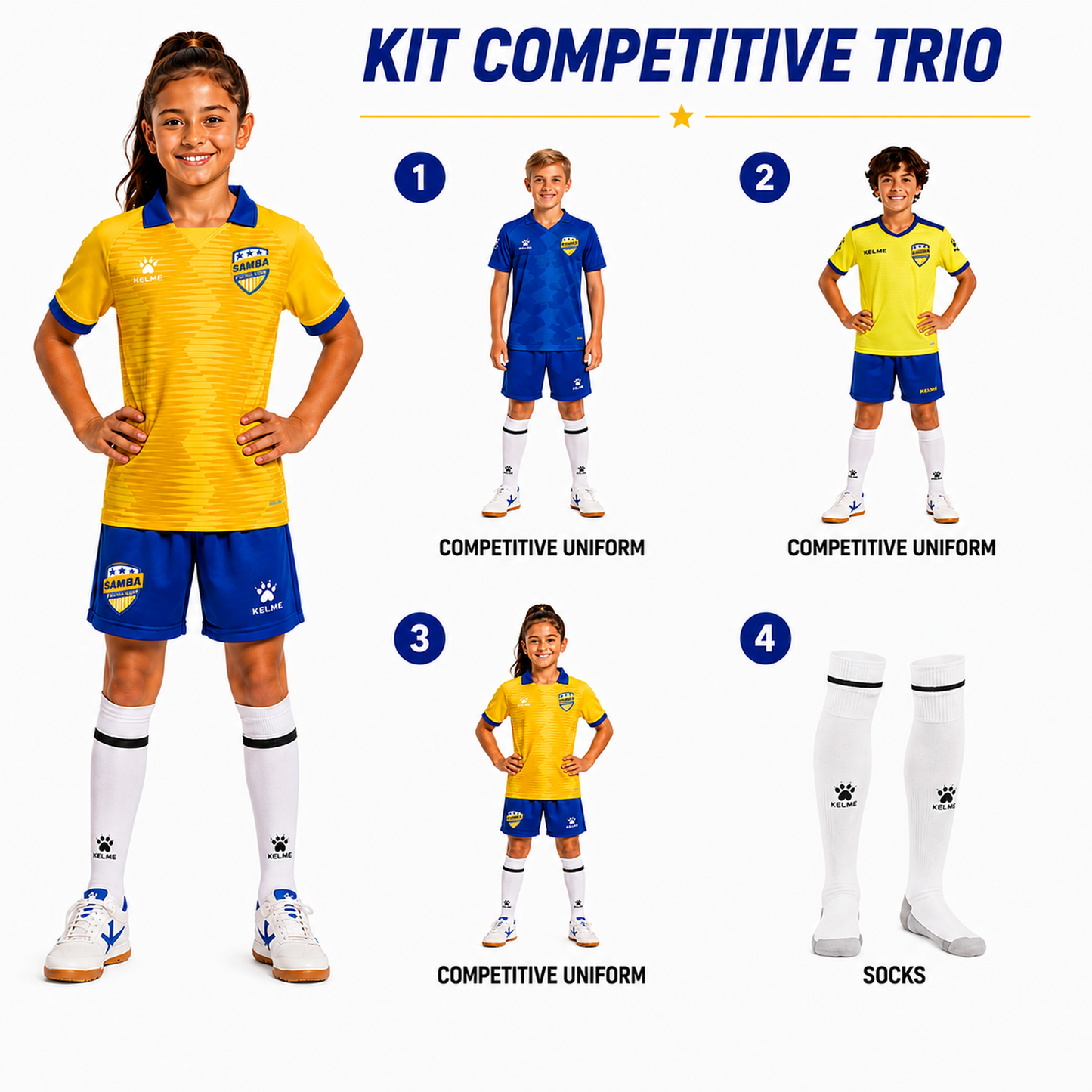 Samba Competitive Trio Kit Bundle 2026/27 Season