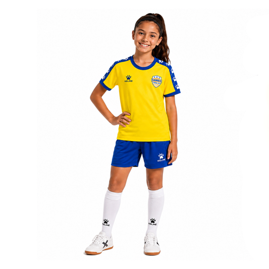 Samba School Uniform – Yellow Gold/ Royal Blue