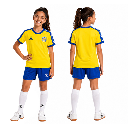 Samba School Uniform – Yellow Gold/ Royal Blue