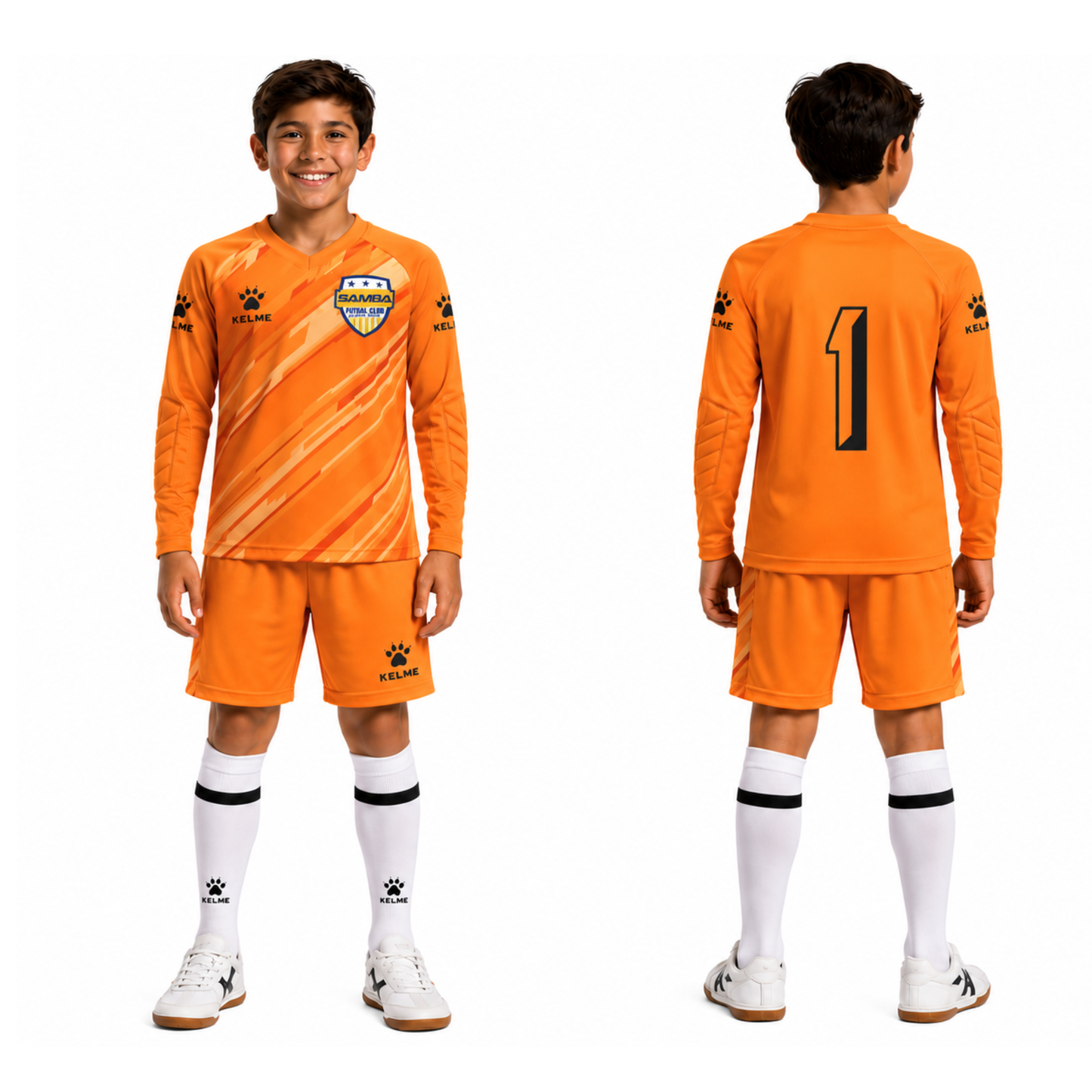 Samba Goalkeeper Uniform Kit 2026 –  Orange