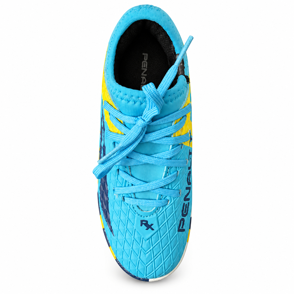 Penalty RX Locker Kids Indoor Futsal Shoes – Blue/Yellow