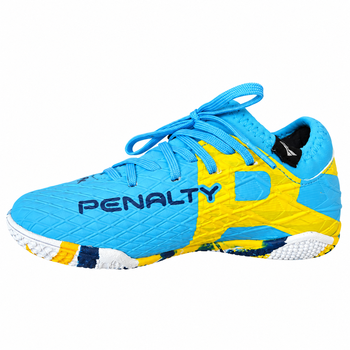 Penalty RX Locker Kids Indoor Futsal Shoes – Blue/Yellow