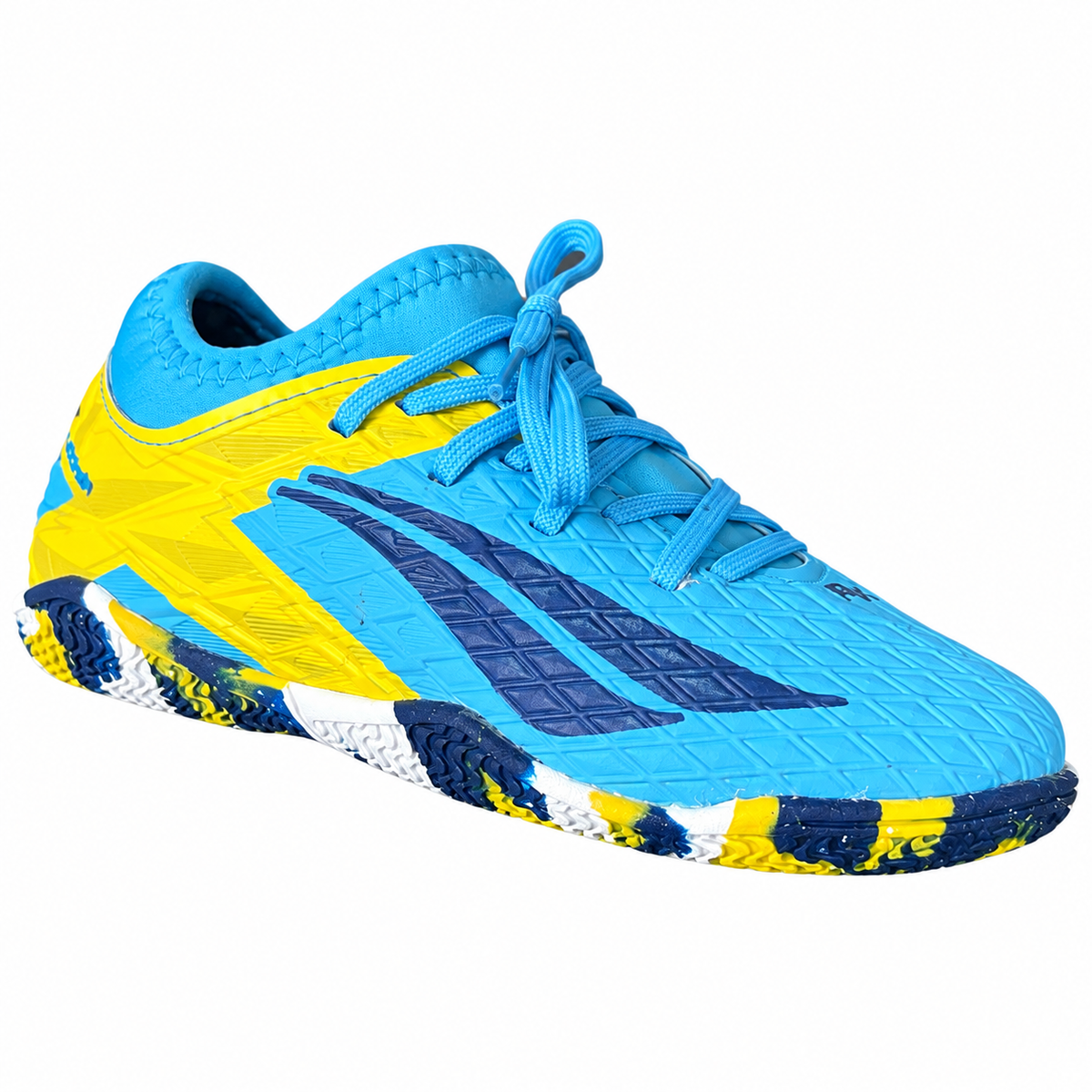 Penalty RX Locker Kids Indoor Futsal Shoes – Blue/Yellow
