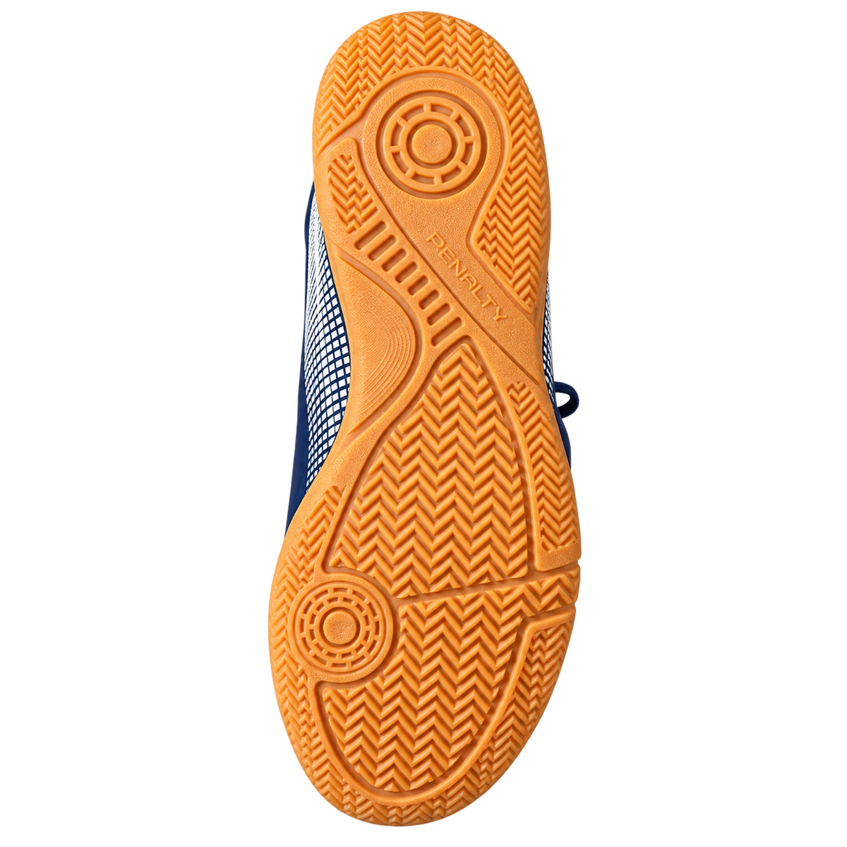 Penalty Kids Indoor Futsal Shoes – Navy/White/Orange