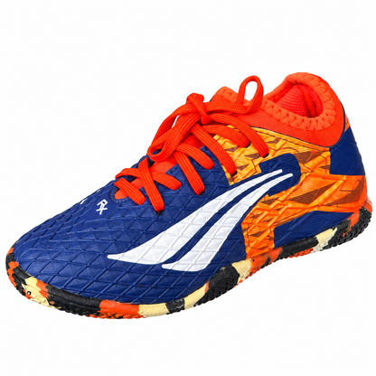 Penalty RX Locker Kids Indoor Futsal Shoes – Navy/Orange