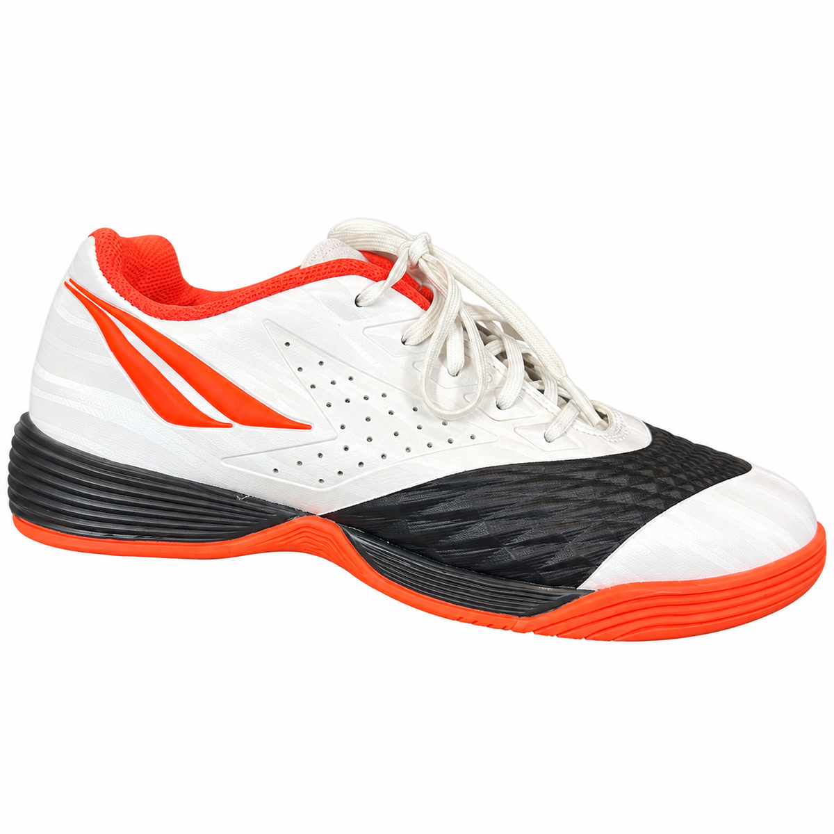 Penalty Max 200 Futsal Shoes – White / Black / Orange