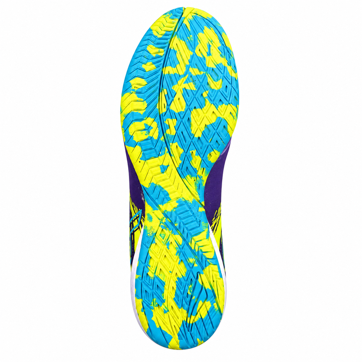 Penalty RX Locker Kids Indoor Futsal Shoes – Purple/Light Blue/Neon Green