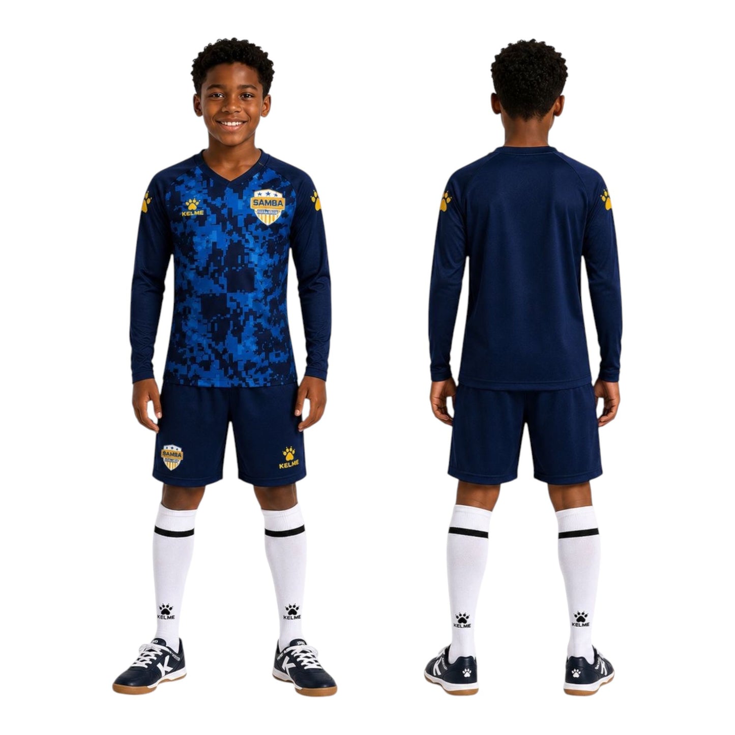 Samba Goalkeeper Uniform Kit 2026 – Dark Blue
