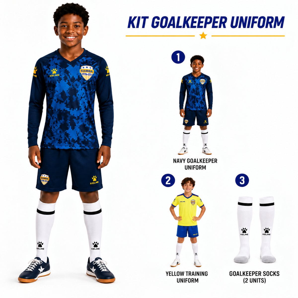 Samba Goalkeeper Uniform Kit 2026/27 Season